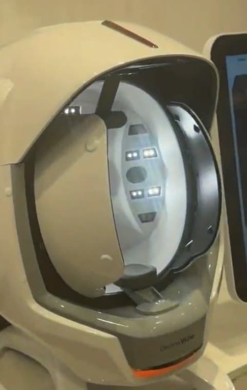 L’appareil d’imagerie DermaView au cabinet
